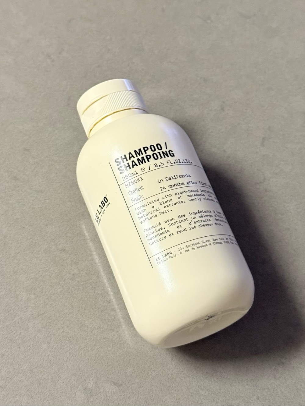 Le Labo Hinoki Shampoo 250ml